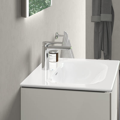 Duravit Tulum Waschtischarmatur, Grösse M (Auslauf Höhe 122 mm), Wasserhahn Bad mit Zugstangen-Ablau