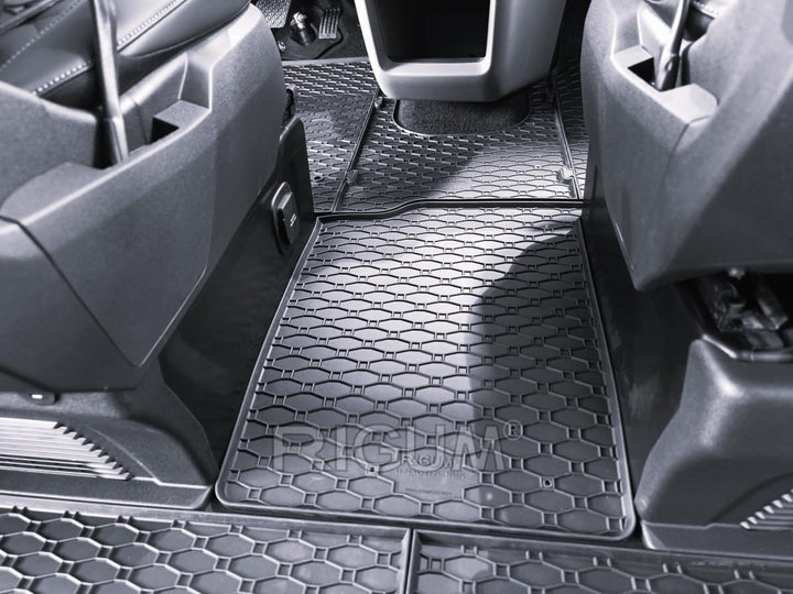 Mattenprofis Gummimatten kompatibel mit Ford Tourneo Custom NXN Komplett 8 Sitzer mit Kofferraum ab