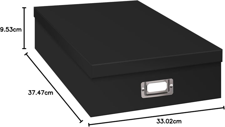 Pioneer Jumbo Sammelalbum-Aufbewahrungsbox, Schwarz, 37,7 x 33 x 9,5 cm, Schwarz