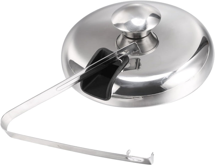 Sailnovo Eiseimer Eisbehälter sektkühler eiswürfelbehälter mit Zange und Deckel Edelstahl 1.2L, 1.2L