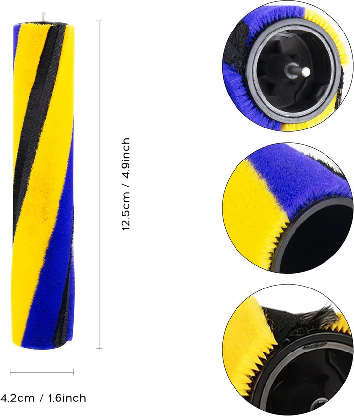 Bürste Ersatzbürste für Dyson V12/V15 Slim Staubsauger Softwalzen Bodendüse Ersatz Bürstenwalze Fluf
