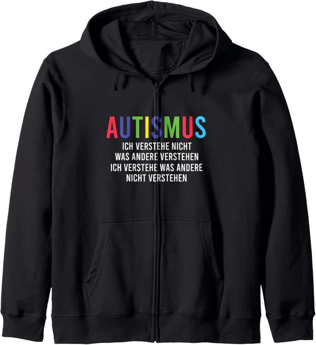 Autisten Bewusstsein Outfit Autismus Asperger Unterstützung Kapuzenjacke