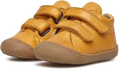 NATURINO Cocoon VL-Lauflernschuhe aus Leder, 17 EU K&#xFC;rbis