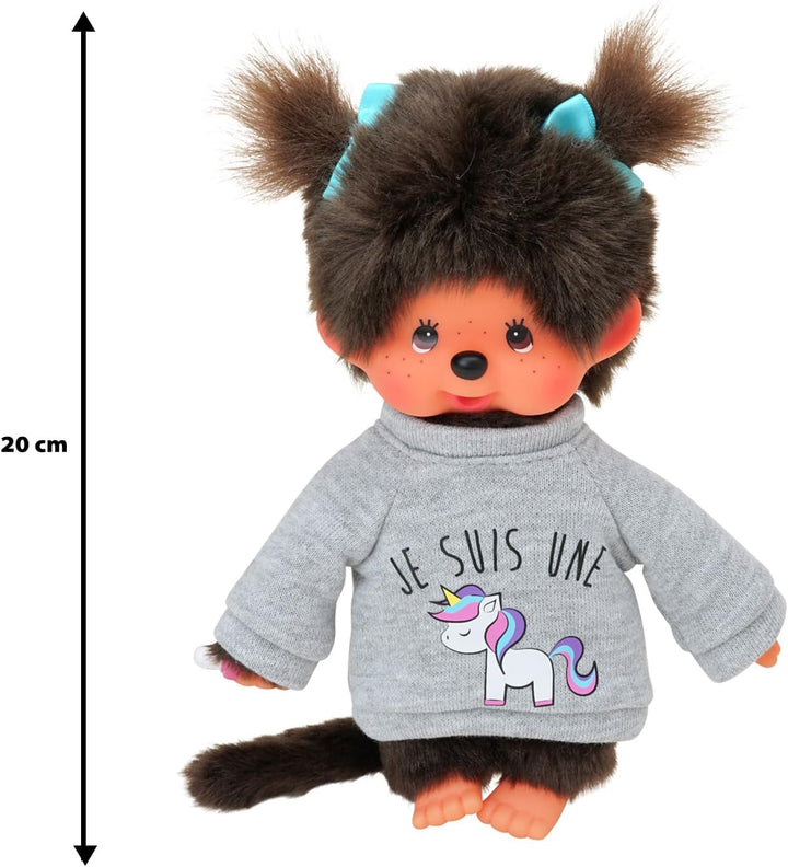 Bandai CPDO151 Monchhichi Sweatshirt Tendance, farblich sortiert, Mehrfarbig