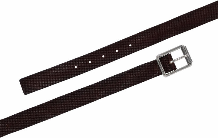 Replay Herren Gürtel aus Leder 90 Faded Black Brown 127, 90 Faded Black Brown 127