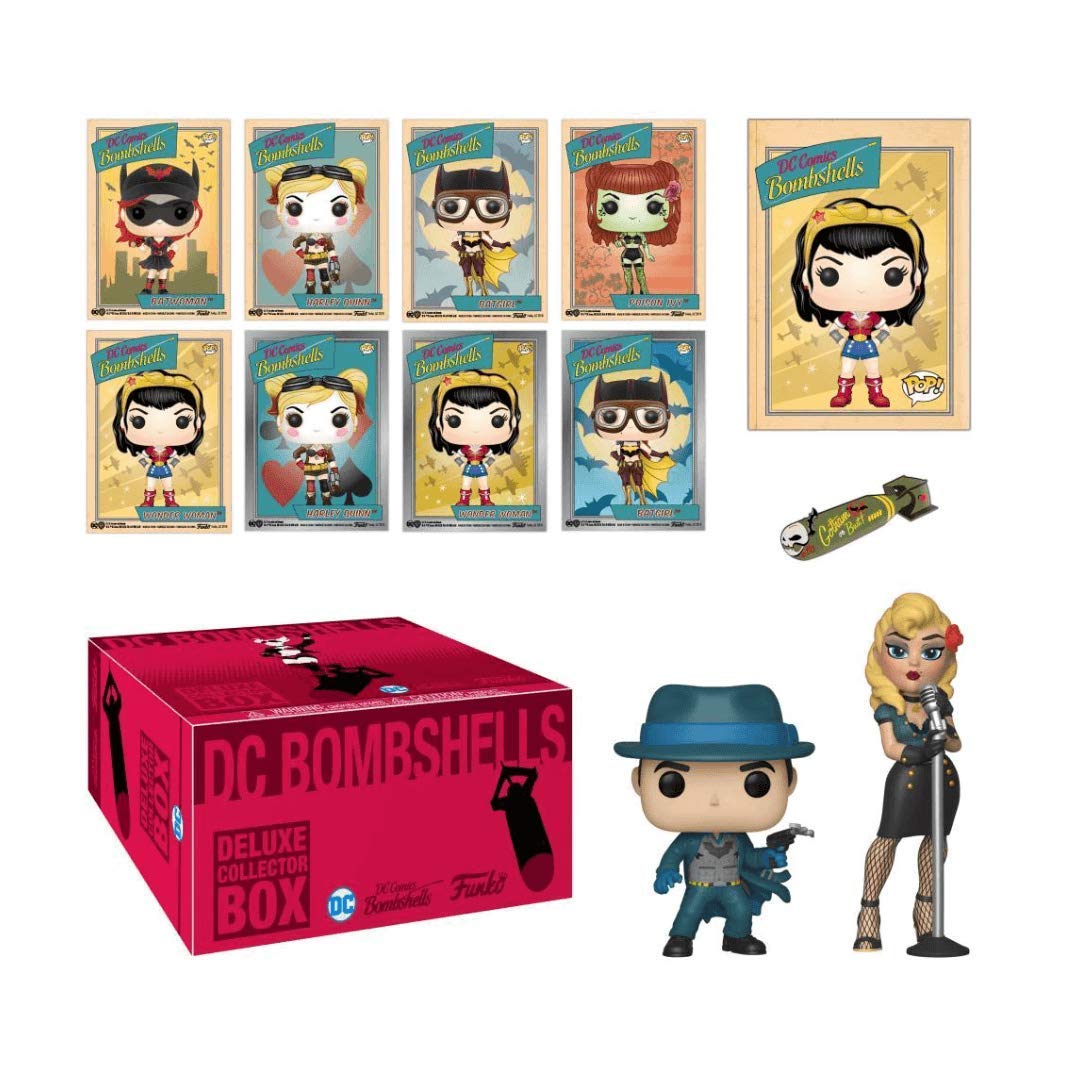 Funko Pop DC Comics Bombshells Deluxe Collectors Box Batman