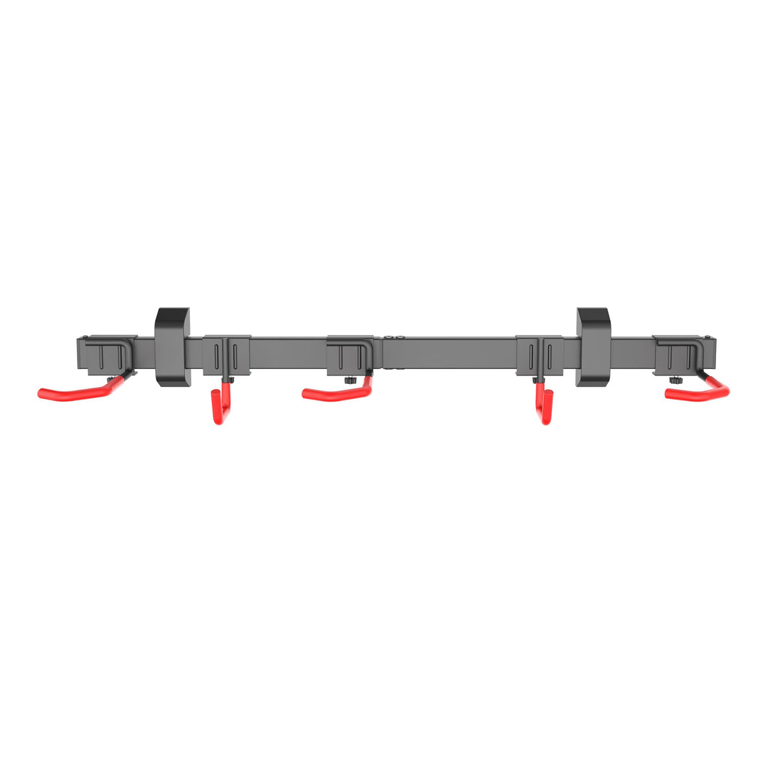 Wiltec Fahrrad Wandhalterung für 3 Fahrräder 82,4 x 18 x 13,6 cm bis 95 kg, Universal Fahrradhalteru