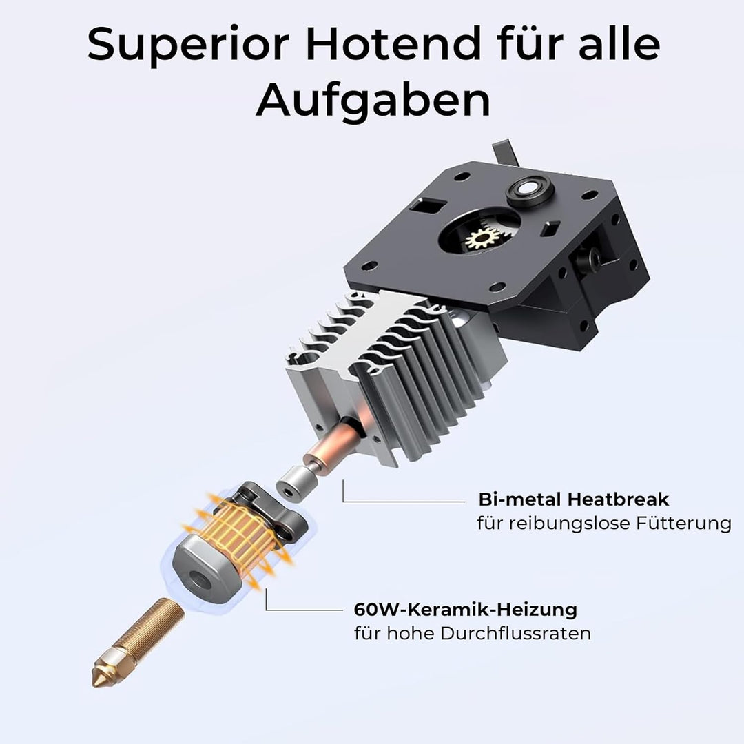 Creality Ender-3 V3 KE 3D Drucker, 500mm/s schnellere Druckgeschwindigkeit FDM Drucker mit Auto-Nive