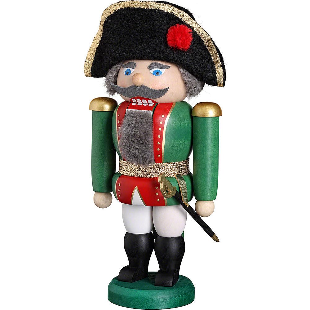 Seiffener Volkskunst Nussknacker General 20 cm Original Erzgebirge (20 cm), 20 cm