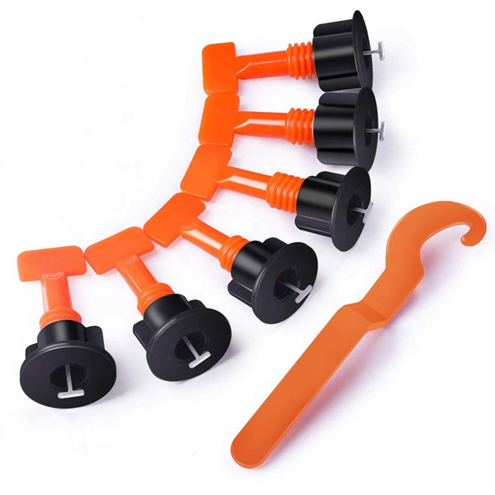 TOPWAY Fliesenausgleichssystem 100 Stück Packung Wiederverwendbare Fliesenausgleicher Abstandhalter