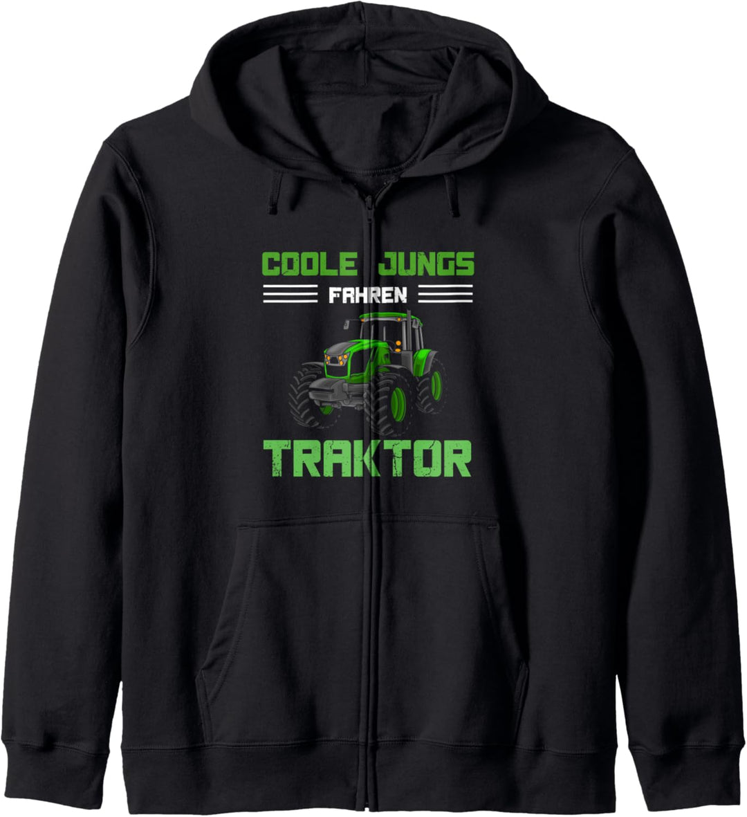 Trecker Kinder Jungen Coole Jungs fahren Traktor - Geschenk Kapuzenjacke