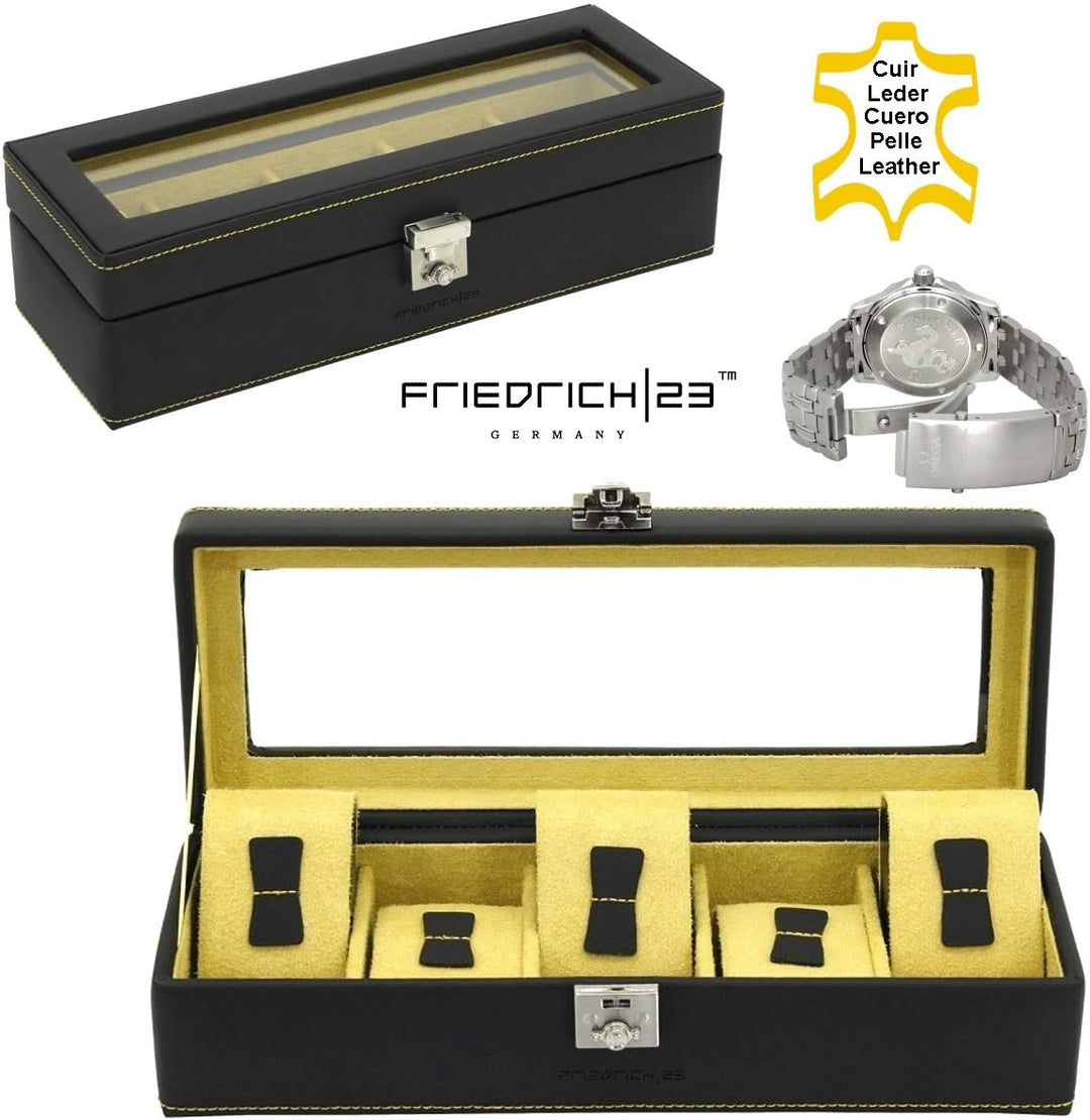 Uhrenbox Friedrich|23 CHRONOS SPORT 5 mit Fenster
