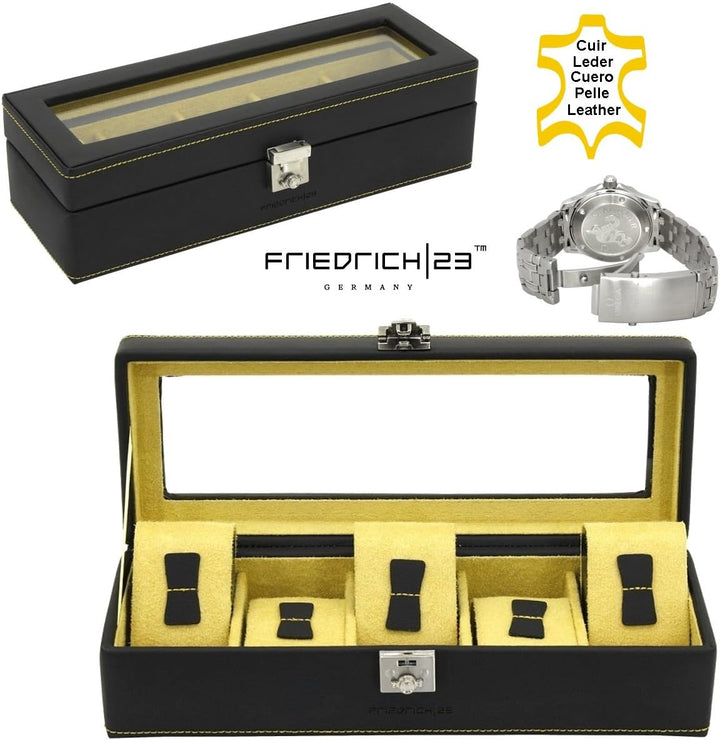Uhrenbox Friedrich|23 CHRONOS SPORT 5 mit Fenster