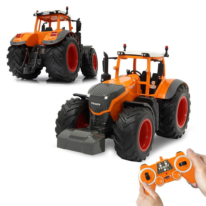 JAMARA 405045 - Fendt 1050 Vario Kommunal 1:16 2,4GHz - RC Traktor, Motorsound (abschaltbar), Rückfa