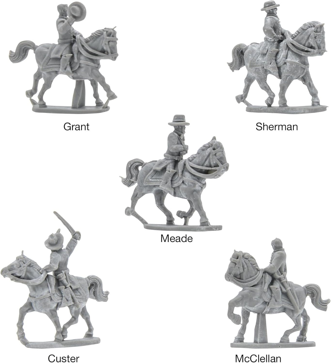 Warlord Games Union Commanders – Epische Massstab, Kunststoff-Miniaturen für schwarzes Pulver hochde