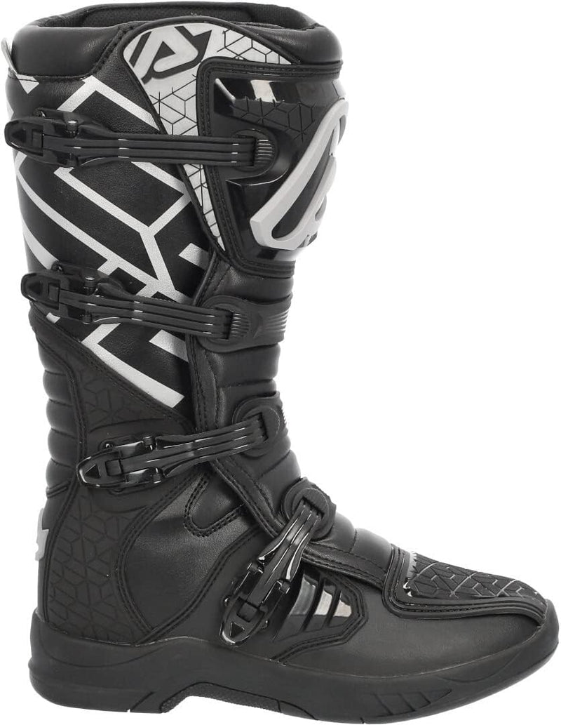 Acerbis Herren X-Team Stiefel 40 EU Schwarz, 40 EU Schwarz