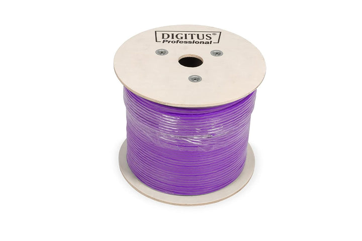 DIGITUS 500 m Cat 6 Netzwerkkabel - U-UTP Simplex - BauPVO Dca - LSZH Halogenfrei - 250 MHz Kupfer A