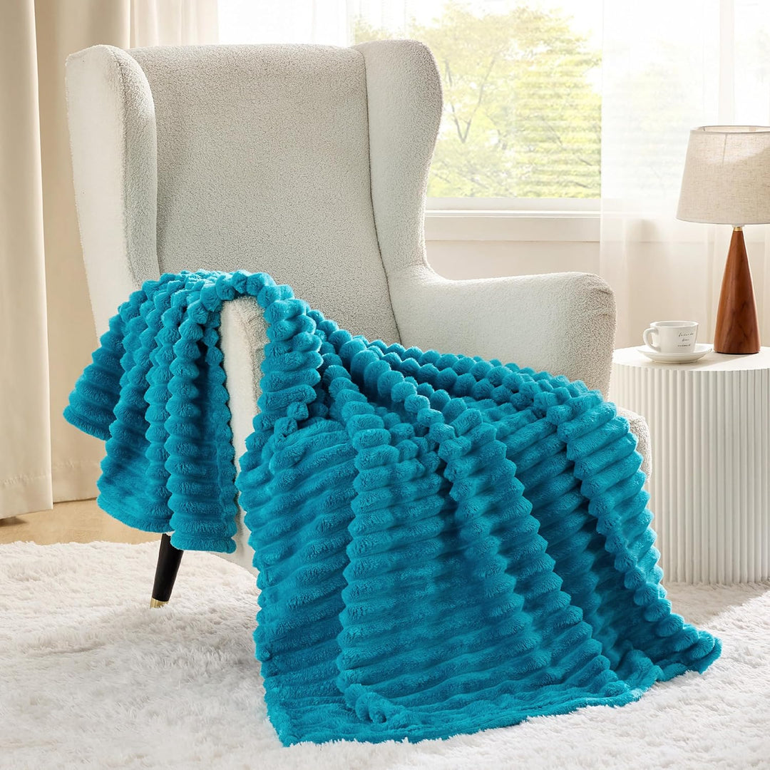 BEDSURE Kuscheldecke Flauschig Decke Fleecedecke – Weiche Warme Grobe Korddecke Gemütlicher Überwurf