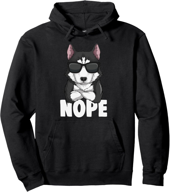 Husky Hunde Frauchen Herrchen Pullover Hoodie