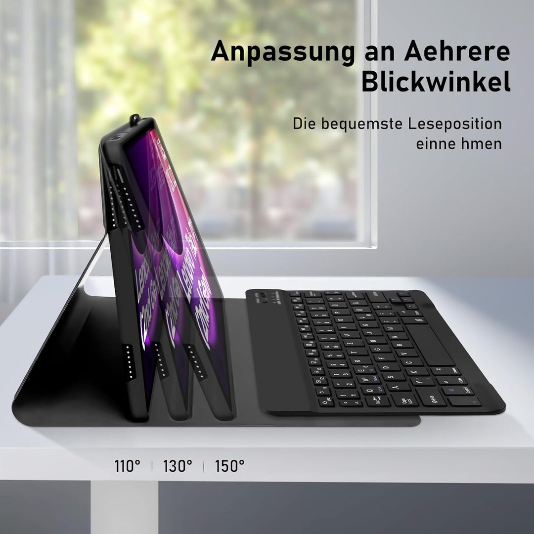 Hülle mit Tastatur für Lenovo Tab P11 (2nd Gen) 11,5 Zoll TB350FU/TB350XU - (Deutsches) Tastatur Hül