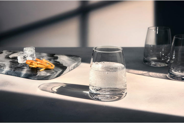 WMF Kineo Wassergläser Set 4-teilig, Trinkgläser, Tumbler 325ml, Kristallglas, dünner Trinkrand, erg