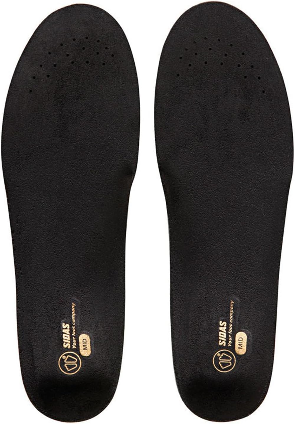 Sidas 3Feet Slim Mid Einlegesohlen/Sportsohlen, Schwarz/Grün, L