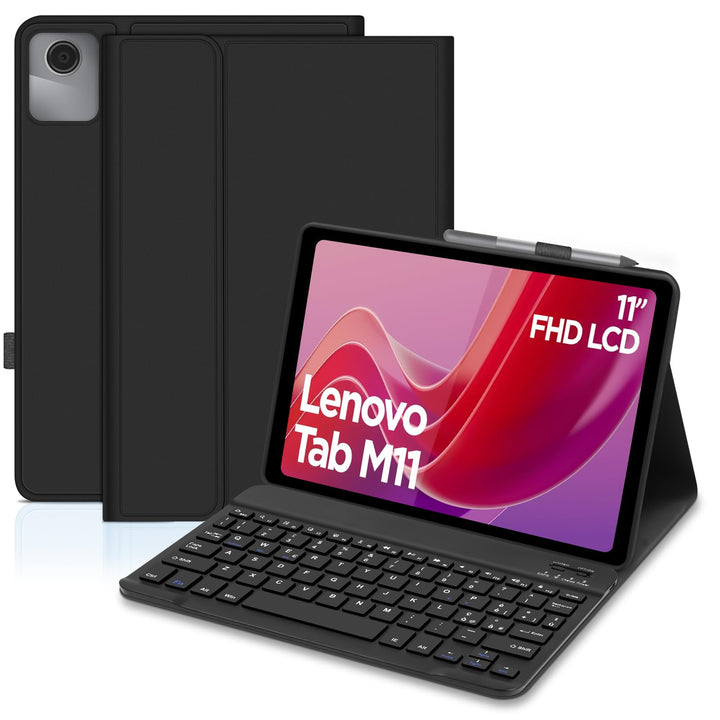 Tastatur Hülle für Lenovo Tab M11 2024 11 Zoll (TB330/TB331), Italienisch QWERTY Abnehmbare Bluetoot