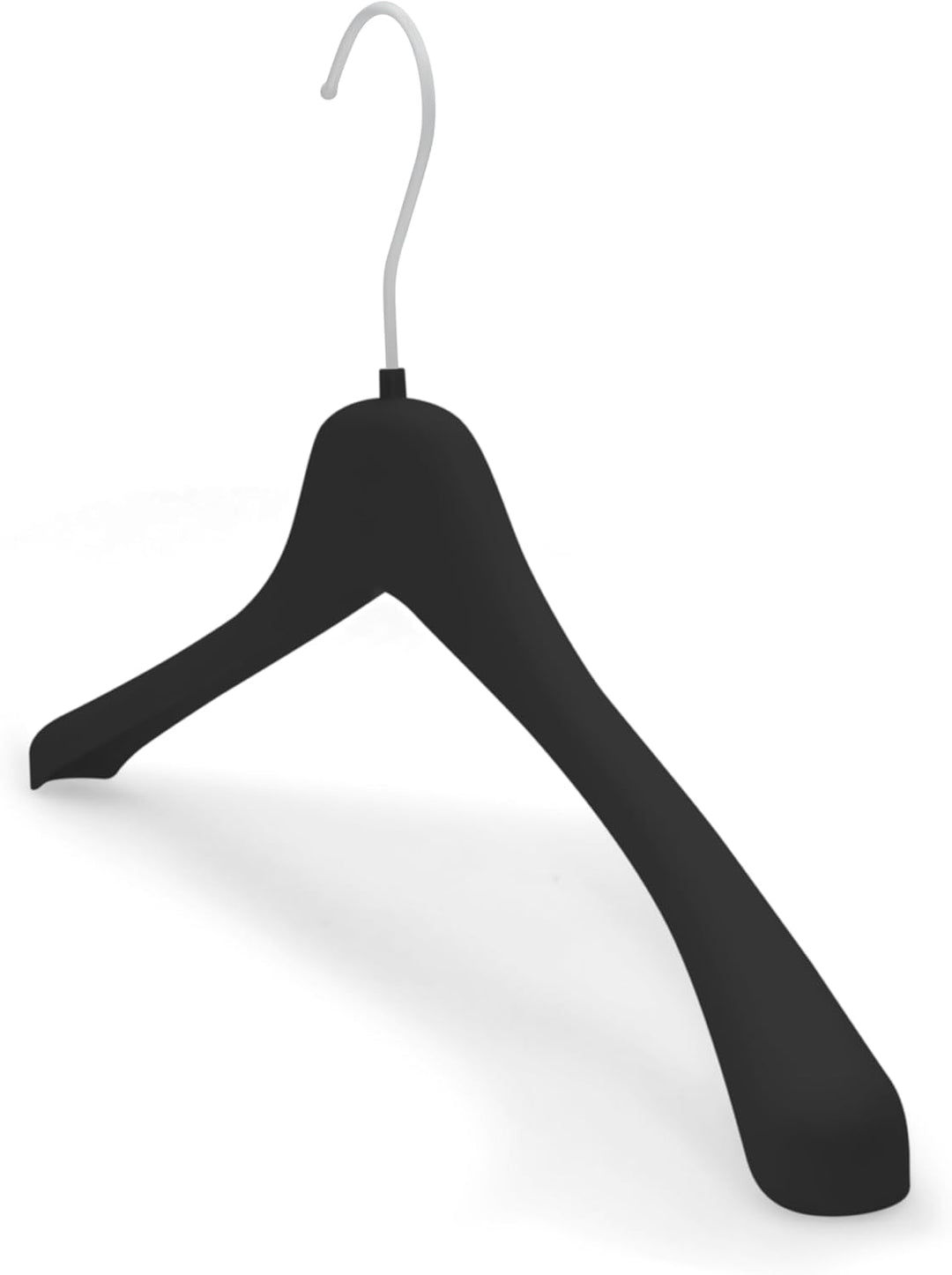 Kiroplast Kleiderbügel für Hemden, T-Shirts, Kleiderbügel aus Kunststoff, platzsparend, rutschfest,