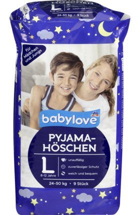 babylove Pyjamahöschen Grösse L 8-12 Jahre, 24-50kg, 1 x 9 St
