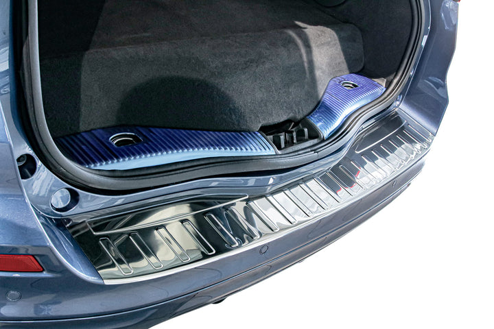 Ladekantenschutz Edelstahl CHROM kompatibel für FORD Mondeo V TURNIER | ab 2014 | premium Qualität v