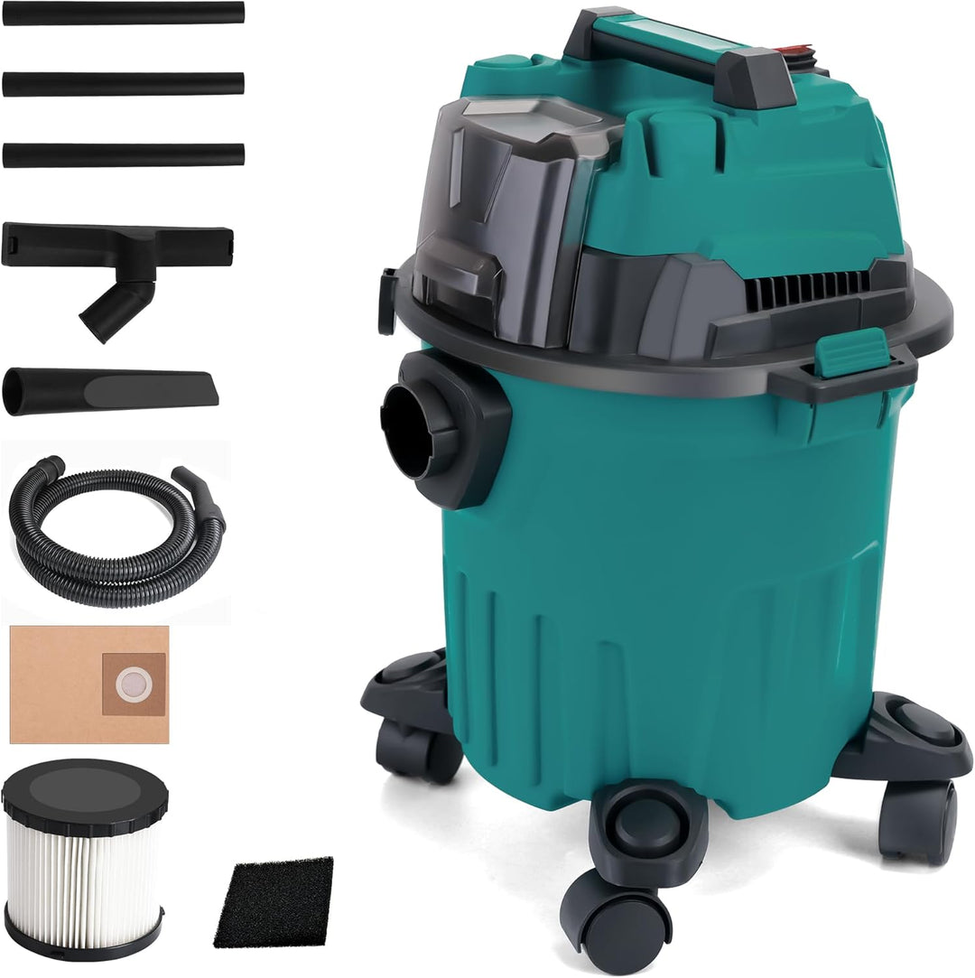 12 Liter Akku-Handstaubsauger mit 180W Bürstenlosem Motor Kompatibel mit Makita 18V Akku für Haushal