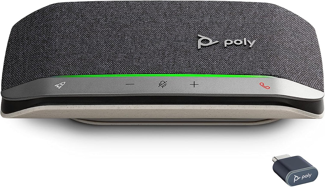 Tragbarer Bluetooth-Konferenzlautsprecher Poly Sync 20+ (Plantronics) – Rausch-/Echounterdrückung –