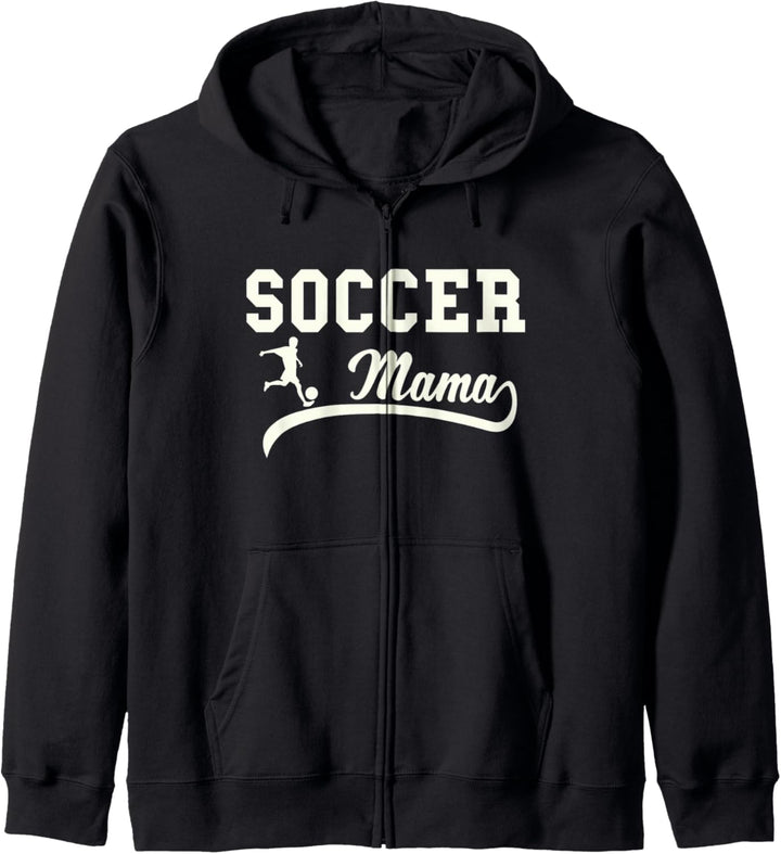 Funny Soccer Mama Produkt Geschenk Stolz Fussball Mama Design Kapuzenjacke