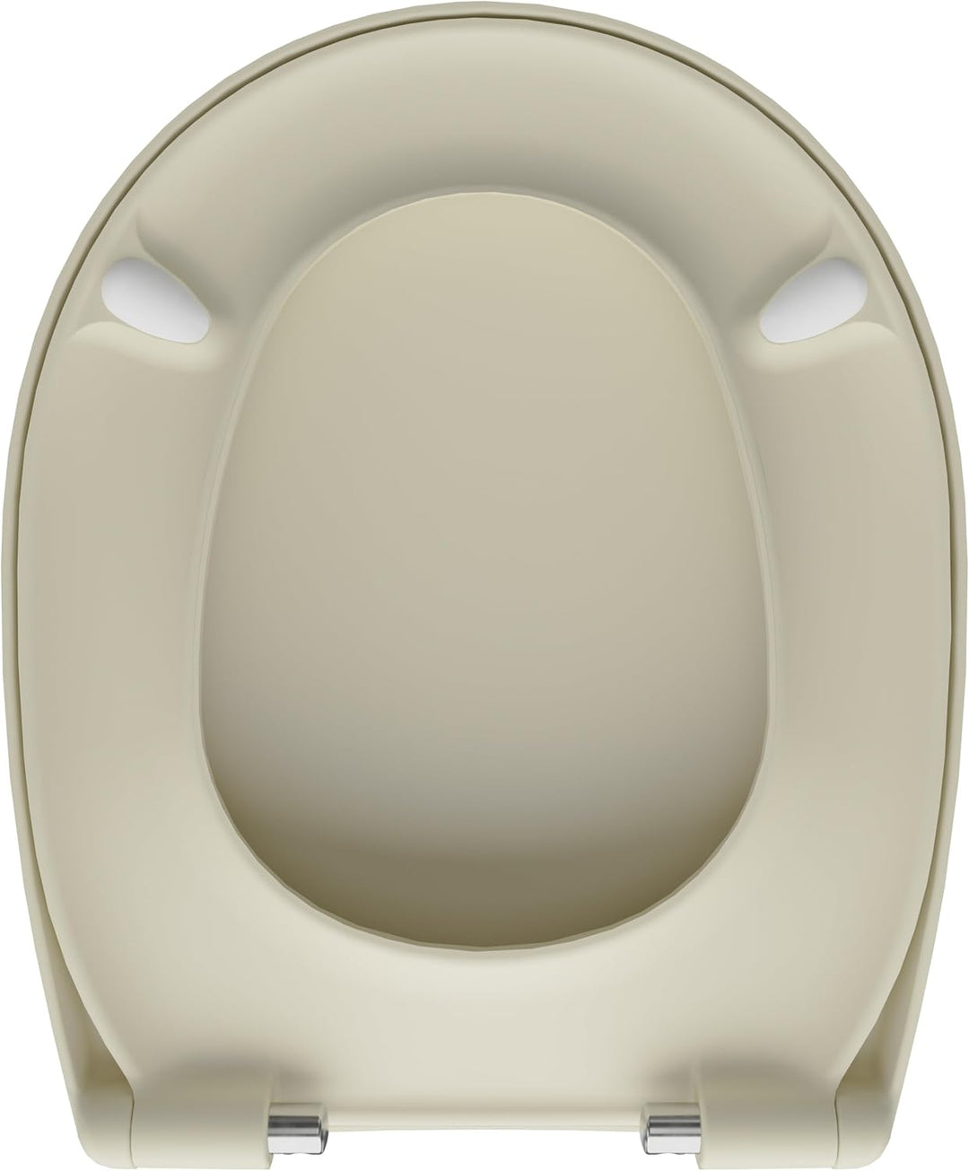 LUVETT® WC-Sitz mit Absenkautomatik C100 oval universell, Toilettendeckel mit 3 Edelstahl Montagelös