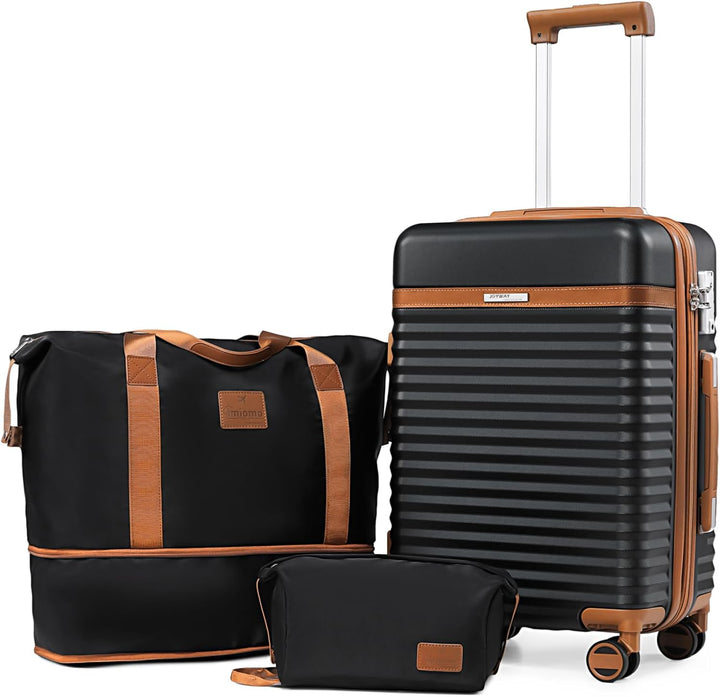 Joyway Koffer Trolleys Handgepäck Koffer, Hartschalen Reisekoffer mit 4 Rollen und TSA Schloss, Erwe