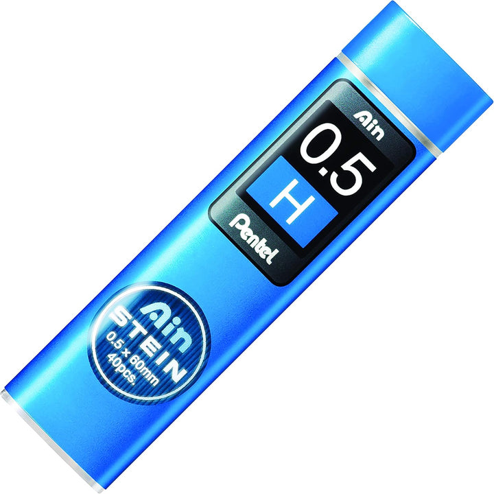 Pentel Ain STEIN C275 Feinmine, 40 Minen je Dose, 0.5 mm, Härtegrad H (12 Dosen), H
