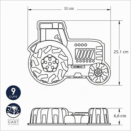 Backform Traktor von Nordic Ware (NW-51524)
