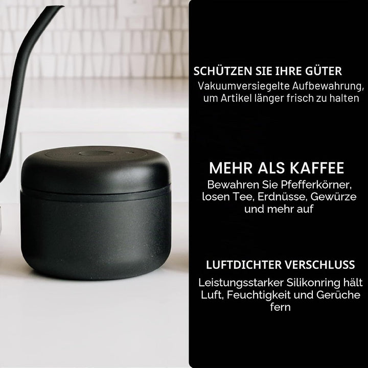 Fellow Vakuumbehälter zur Aufbewahrung von Kaffee und Lebensmitteln, integrierte Vakuumpumpe, hermet