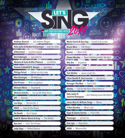 Let's Sing 2019 mit deutschen Hits [+ 2 Mics] (PS4) PlayStation 4 Standard + 2 Mics, PlayStation 4 S