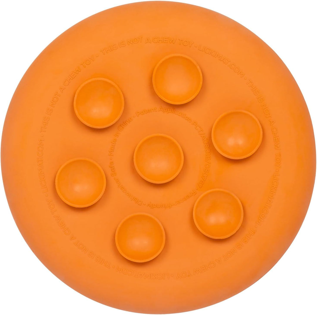 LickiMat UFO Ablenker für Baden, Duschen und Pflegen, Naturkautschuk, grosser Schnuller, Lecknoppen,
