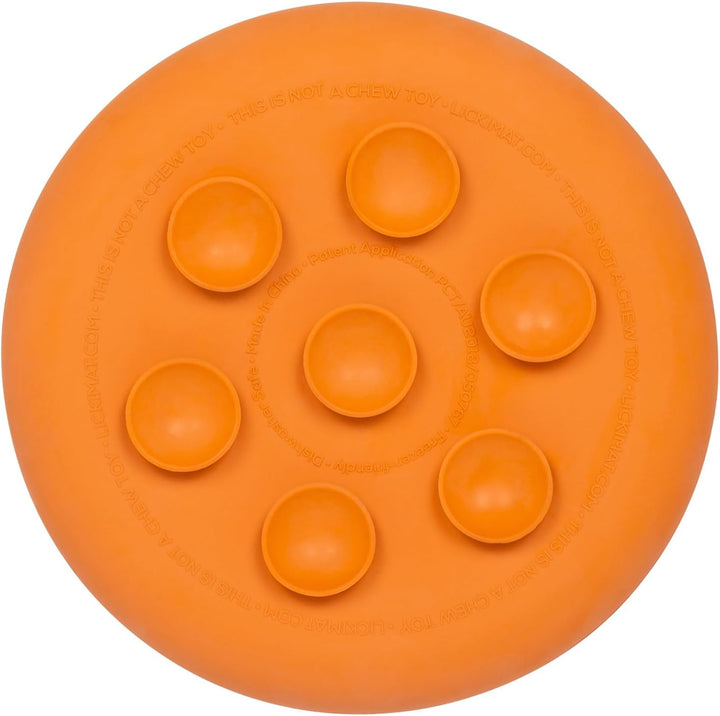 LickiMat UFO Ablenker für Baden, Duschen und Pflegen, Naturkautschuk, grosser Schnuller, Lecknoppen,