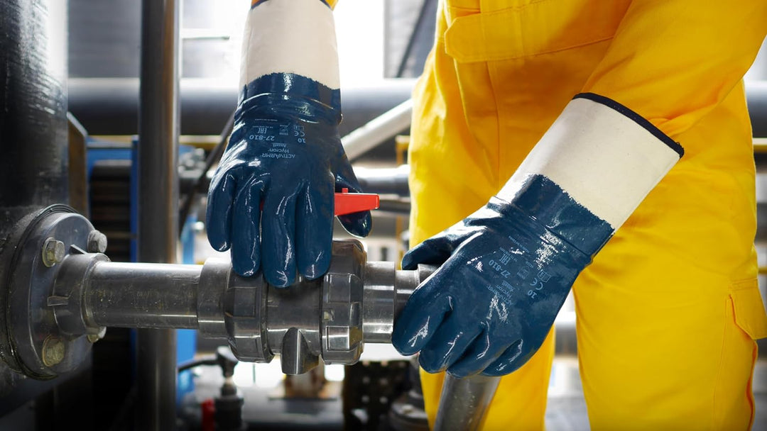 Ansell ActivArmr 27-810 Schwere Arbeitshandschuhe, Schnittfest Nitril-Beschichtung, Hoher Griffsiche