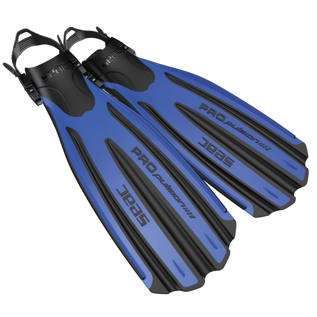 Seac Propulsion, Tauchflossen mit verstellbarem Riemen blau 40/42, blau 40/42