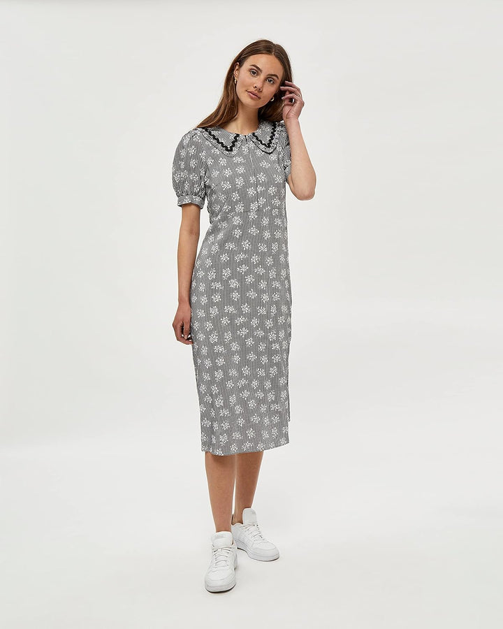 Desires Damen Helen Dress Kleid XS 9000p Black Print, XS 9000p Black Print