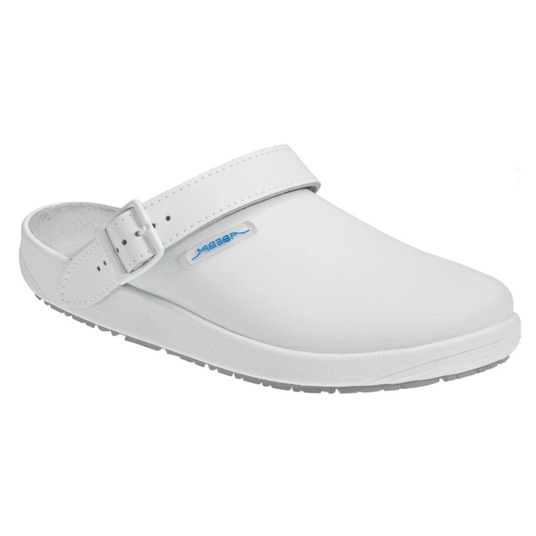 Abeba Clog 9200 - rubber Glattleder weiss, zertifiziert, 43 43 EU, 43 EU