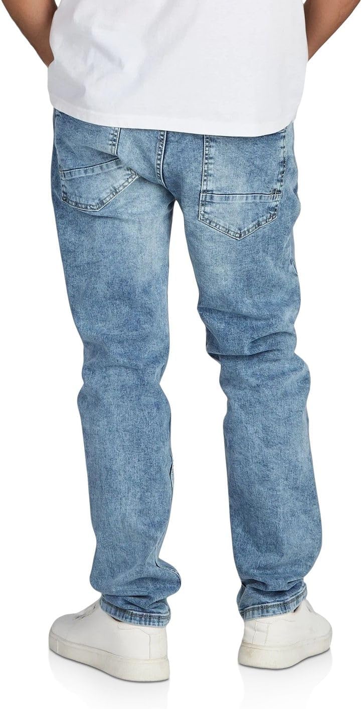 riverso Jeans Herren Stretch lang Straight Fit RIVChris Jeanshose Hose Schwarz Blau Grau 29 30 31 32