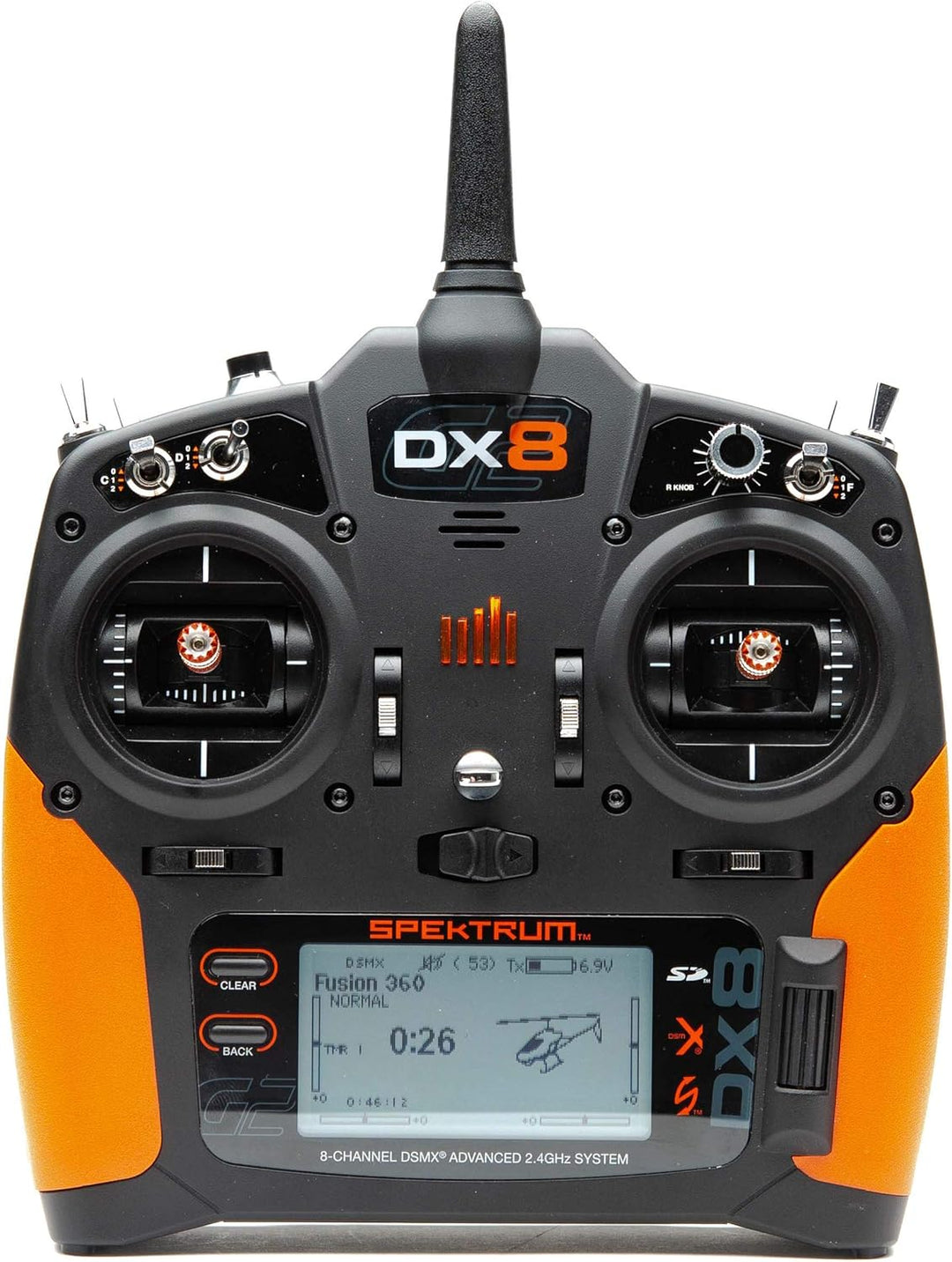 Orange Griff-Set mit Klebeband: DX6 G2/3, DX8 G2