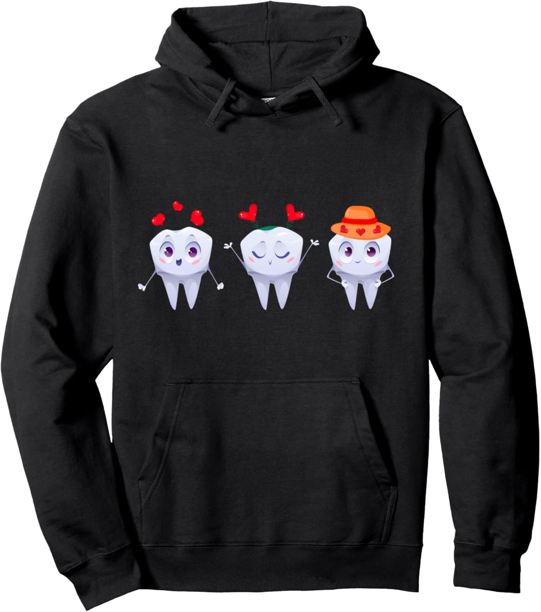 Zahnfee Valentinstag Zahnarzt Liebe Zahnarzthelferin Pullover Hoodie