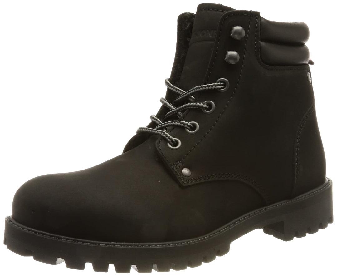 JACK & JONES Herren Jfwstoke Nubuck Boot Honey Noos Stiefelette 41 EU Anthrazit, 41 EU Anthrazit