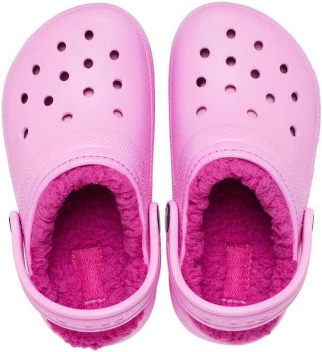 Crocs Unisex Kinder Baya Lined T Clogs 28/29 EU Taffy Pink, 28/29 EU Taffy Pink